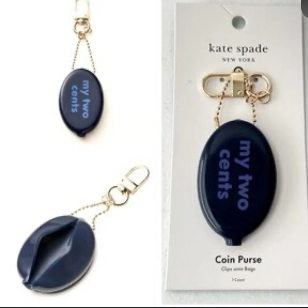 Kate Spade keychain Coin Purse new